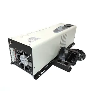 Maili Customized low frequency 6kw DC 24V to 230V AC Lifepo4 charger inverter 6000W for caravan home use