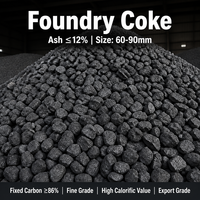 Coke de fonderie de haute qualité et haute résistance à haute valeur calorifique pour les opérations de fusion de la fonte de fer à usage industriel