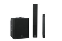 Enceinte colonne DJ active avec subwoofer de 18 pouces offrant une plage de fréquences de 40-20 kHz et une sensibilité de 97 dB pour les enceintes professionnelles