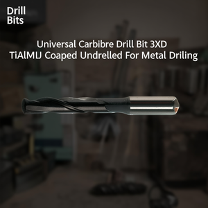 Broca universal de carburo 3xD con recubrimiento Nano TiAlN sin perforar para taladrar metal - Product Image 3