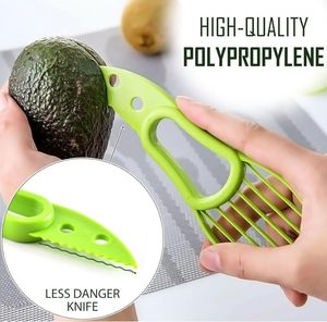 Eco-Friendly <b>Plastic</b> Avocado Knife Cutter Safe Home and <b>Kitchen</b> Gadgets for Daily Use Vegetable Slicer - Product Image 3