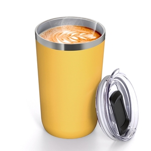 ANSHENG Tumbler da Viaggio Personalizzato 20oz a Doppia Parete, Isolato Sottovuoto in Acciaio Inox 304, Tumbler Affusolato con Coperchio - Product Image 1