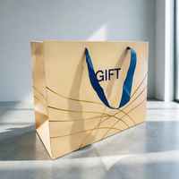 Sac cadeau en carton blanc avec logo personnalisé, sacs en papier pour vêtements