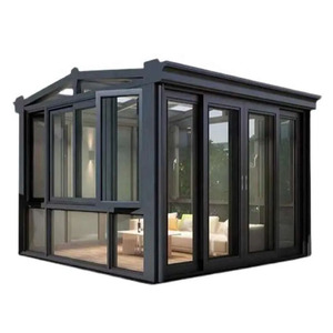 Cầu vỡ Hợp kim nhôm phòng tắm nắng cách âm sân ban công Cách Nhiệt Nhà kính chống mưa cho biệt thự hàng đầu mặt trời cường lực - Product Image 5