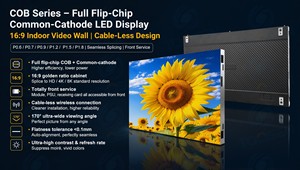 ผู้ผลิตโดยตรง จอแสดงผลวิดีโอ LED ความละเอียดสูง P0.93 P1.25 P1.53 Fine Pitch Cob สำหรับติดตั้งภายในและภายนอกอาคาร ความถี่ 7680hz รุ่น P0 - Product Image 3