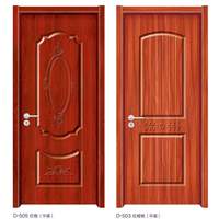 Revêtement de porte en mélamine à grain de bois 3D super réaliste, texture profondément embossée HDF, finition mate, ressemble à du placage de chêne/noyer naturel