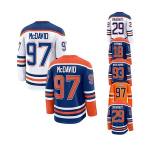 Maillot de hockey sur glace pour jeunes personnalisé de club européen Service OEM Uniforme sportif de sublimation en polyester épais avec logo brodé - Product Image 4