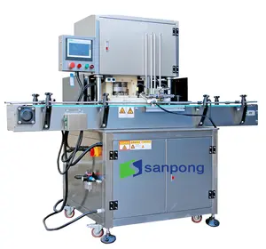Guangdong Sealing Machine For PET Plastic Cans/tin Cans/aluminum Cans Food Canning Sealer