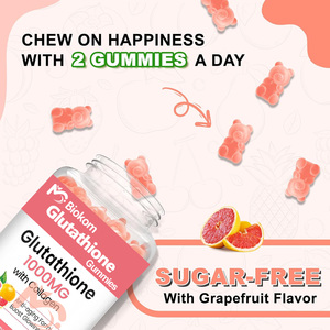 Biokom Glutathion Aufhellende Hautaufhellungs-Gummibärchen Glutathion-Kollagen-Nahrungsergänzungsmittel Kollagen L-Glutathion Gummibärchen - Product Image 5