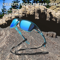 Lunettes de sport Velocity 6.5/5.5/4.5 pour -AC1/-AC2/SCO/An, avec films détachables, pour cyclisme/moto MX, protection anti-salissures, légères