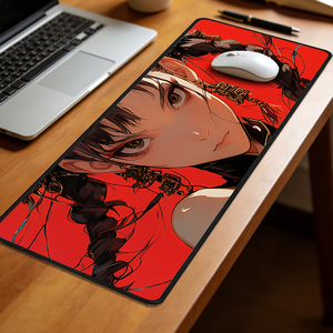 แผ่นรองเมาส์ลายการ์ตูนน่ารักขนาด XXL ลายอนิเมะสาวน้อย สำหรับเล่นเกมส์ อีสปอร์ต เป็นมิตรกับสิ่งแวดล้อม กันน้ำ - Product Image 1