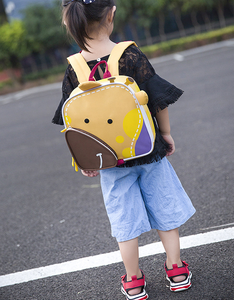 Sac à dos d'école pour enfant en bas âge de 1 à 6 ans, unisexe, avec boîte à lunch, sac de transport, dessin animé 3D mignon, polyester imperméable 600D, vêtement préscolaire - Product Image 4