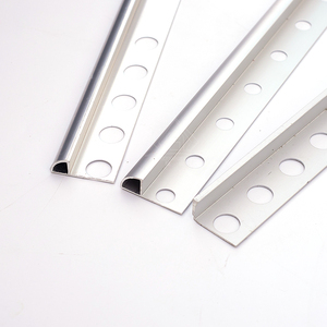 Fabbrica in lega di alluminio profilo decorativo in metallo strisce bordo protettore <span class=keywords><strong>per</strong></span> <span class=keywords><strong>piastrelle</strong></span> angolo - Product Image 5