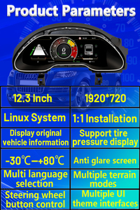 Panel de Instrumentos Digital para <span class=keywords><strong>Audi</strong></span> <span class=keywords><strong>Q7</strong></span> 2005-2016, <span class=keywords><strong>Precio</strong></span> de Fábrica, Carplay, Clúster de Instrumentos Virtual, Velocímetro LCD - Product Image 4