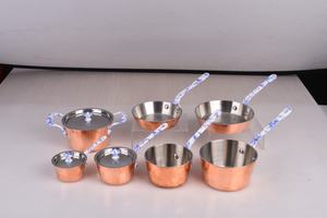 Venta Directa de Fábrica, Juego de 7 Mini Ollas de Cobre, Juego de Utensilios de Cocina Modernos, Cacerola Creativa, Sartén, Cacerola para Salsas, para Hogar, Hotel, Restaurante - Product Image 4