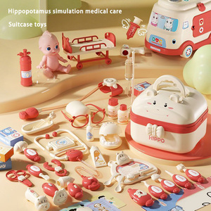 Kit medico per bambini Play House medico odontoiatrico Set giocattolo per ragazze simulazione infermiera stetoscopio in plastica cibo da cucina giocattoli - Product Image 6
