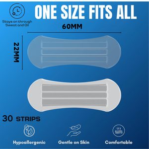 แผ่นแปะจมูกใส CM 3PET ป้องกันการแพ้ แรงยึดติดพิเศษ ช่วยลดเหงื่อ สำหรับเล่นกีฬา ช่วยให้หายใจสะดวก - Product Image 2