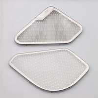 Grille métallique pour haut-parleurs de voiture, couvercles en acier inoxydable pour systèmes audio de voiture, et couvercles en acier inoxydable pour haut-parleurs de voiture
