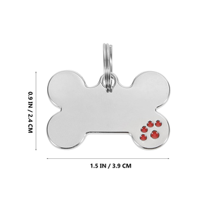 Placa de Identificación Personalizada Creativa para Mascotas, Diseño Simple Antipérdida con Letras y Patrón Sólido, Joyería para Perros y Gatos, Colgante para Collar OEM - Product Image 2