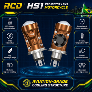 Bombilla LED para Proyector RCD CSBR0115L Tricolor H4 HS1, 3000K <span class=keywords><strong>Amarillo</strong></span> Dorado, 6000K Blanco, Faro Delantero de Doble Haz para Motocicleta, CE EMC - Product Image 2