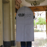Housse de vêtement pliable en non-tissé avec logo personnalisé et fermeture éclair pour costumes, robes et manteaux – Sac de rangement pour vêtements – Vente en gros