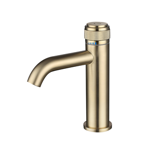 <span class=keywords><strong>AMAXO</strong></span> — mitigeur de lavabo à bouton poussoir, robinet en or brossé pour salle de bains, nouveau Design - Product Image 3