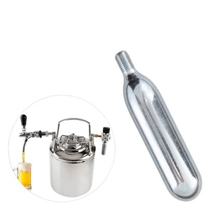 Cartucho de CO2 Roscado de 8g a <span class=keywords><strong>Precio</strong></span> de Fábrica |   Cilindro de CO2 de Grado Alimenticio para Recarga de Sodastream - Product Image 1