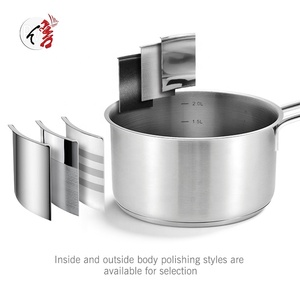 Ensembles d'ustensiles de cuisine professionnels en acier inoxydable, casseroles et poê<span class=keywords><strong>les</strong></span> multifonctions, casseroles industrielles - Product Image 4