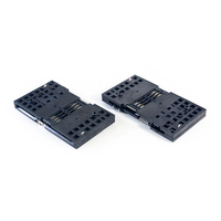 Nuevo Lector de Tarjetas Dual MUP, Conector de Tarjeta Inteligente Tipo SMT, Socket Lector de Tarjetas IC para Identificación y Reconocimiento en Puntos de Venta Bancarios