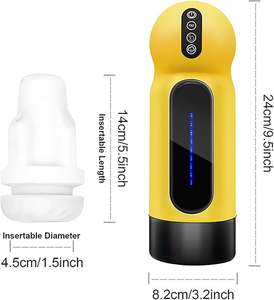 Minion Grosir Pria Cerdas dengan Getaran Ganda untuk Stimulasi Penis Vibrator Otomatis Masturbator untuk Pria - Product Image 5