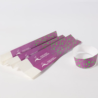 Bracelets de billets en papier bracelet en papier tyvek bracelets en papier avec logo OEM imprimé