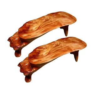 निः शुल्क नमूना टेक रूट फर्नीचर कॉफी टेबल आकर्षक परिष्करण अनुकूलित लकड़ी की जड़ नई शैली तालिका
