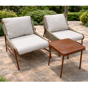 Outdoor Patio Set Garden for Patio, <b>Balcony</b>, Poolside, Resort, Hotel, Villa, Outdoor Lounge Area Eco-friendly Olefin Fabric - Product Image 1