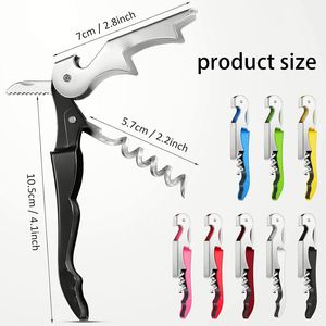 Sacacorchos Multifunción con Logotipo Personalizado, Abridor de Botellas de Vino de Acero Inoxidable, Cuchillo Seahorse, Abridor de Cerveza Profesional para Cocina, Venta al Por Mayor - Product Image 3