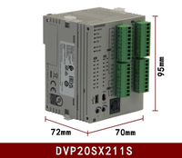 Controlador Lógico Programable (PLC) CPU: DVP20SX211R  DVP20SX211T  DVP20SX211S