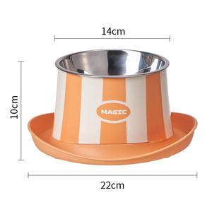 Nouveaux bols pour animaux de compagnie en acier inoxydable écologiques <span class=keywords><strong>anti</strong></span>-fourmis, protège-le cou, protège-les pieds, bols pour nourriture pour chats et chiens - Product Image 4