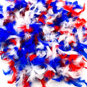 Collane di piume rosse, bianche e blu per celebrare il <span class=keywords><strong>quarto</strong></span> di July Party negli Stati Uniti. - Product Image 3