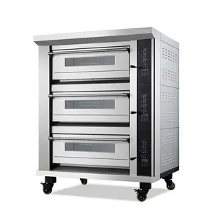 Goedkope Brood Gebruikt Bakkerij Apparatuur En Bak Commerciële Vae 46 Polymeer Klei Product Deck Hot Air Bakken Pizza In Oven