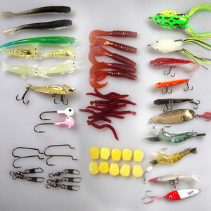 Kit de Señuelos Subterráneos, Juego de Señuelos Blandos para Pesca de Lubina, Señuelo de Agua Dulce, Señuelo de Silicona Compuesta - Product Image 5