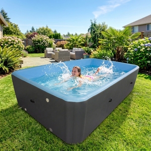 Grande Piscina Gonfiabile Personalizzata per Adulti da Esterno, Costruzione in PVC Drop Stitch per Maggiore Durata - Product Image 1
