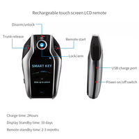 Système d'entrée sans clé bidirectionnel RoadNavi avec écran LCD pour BMW, démarreur à distance, CanBus, démarrage par bouton-poussoir
