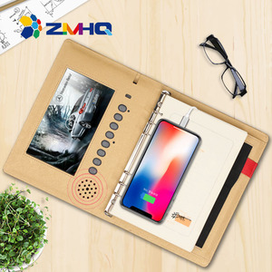 Set de Regalo de Lujo, Nuevo Diseño, Agenda Inteligente con Cable de Carga, Banco de Energía para Portátil, Pantalla de Inicio de 7 Pulgadas, Video Corporativo - Product Image 2