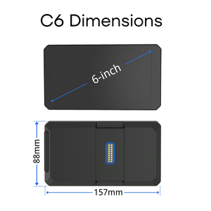 RICOEL B600W GPS portable universel pour moto de 6 pouces avec écran tactile sans fil Carplay Android Auto et Wonder Wheel - Product Image 2