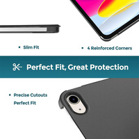 Casing penutup Tablet kulit PU cerdas kustom untuk iPad 10th 11th Gen 2025 casing Tablet lipat tidur bangun otomatis
