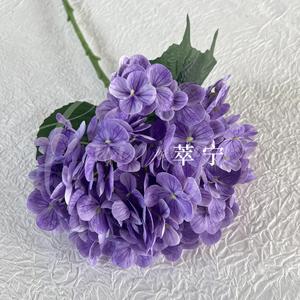 Ramo de Hortensias Artificiales de Seda, Alta Simulación, Decoración para Bodas y Hogar - Product Image 3