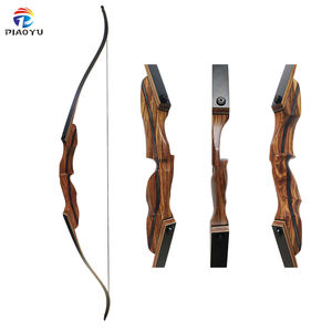 Ensemble <span class=keywords><strong>arc</strong></span> et flèches Piaoyu en bois de zèbre, <span class=keywords><strong>arc</strong></span> recurve réglable 25-60lbs, 62 pouces, équipement de tir, de chasse et de sport de plein air - Product Image 1