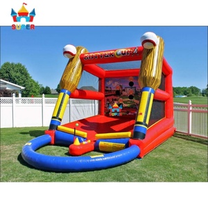 Jeu de basket-ball gonflable double pour enfants et adultes, jeu de lancer de basket-ball, jeu sportif de carnaval, jeu gonflable pour fête en plein air - Product Image 5