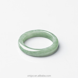 남성과 여성을위한 시원하고 투명한 옥 반지 커플 링 인증 천연 A 급 옥 반지 - Product Image 3