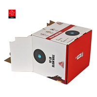 Muestra Gratuita de Caja de Cartón Corrugado de Diferentes Tamaños, Caja de Embalaje de Papel Impreso a Color para Pelota Slam de 10 lb