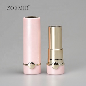 ลิปบาล์มแบบแท่งกลมสีทองมีเอกลักษณ์บรรจุภัณฑ์เครื่องสำอางที่ได้รับความนิยมสูงสุดบรรจุภัณฑ์ลิปสติกสีชมพู - Product Image 2